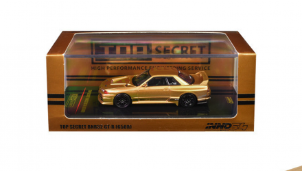 Машинка Premium INNO64 Nissan Skyline "Top Secret" BNR32 GT-R (650R) RHD 1:64 IN64-R32TS-650R Gold - Retromagaz, image 3
