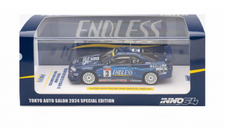 Машинка Premium INNO64 Nissan GT-R R34 ENDLESS ADVAN Tokyo Auto Salon 2024 Special Editio 1:64 IN64-R34-STS02W Blue - Retromagaz, image 4