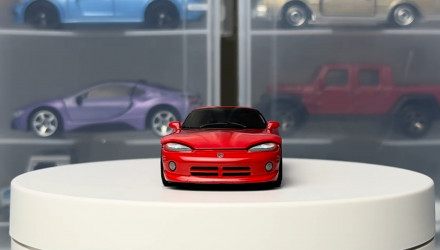 Тематическая Машинка Matchbox 1992 Dodge Viper RT10 Moving Parts 1:64 JHV40 Red - Retromagaz, image 4