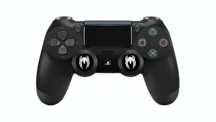 Накладки на Стики 2шт RMC Spider-Man PlayStation 5 4 3 2 1 Xbox Series One 360 Switch 2 Black White - Retromagaz, image 1
