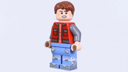 Фігурка Lego Back to the Future Marty McFly Red Jacket with Pockets Films btf001 10300 Б/У - Retromagaz, image 2