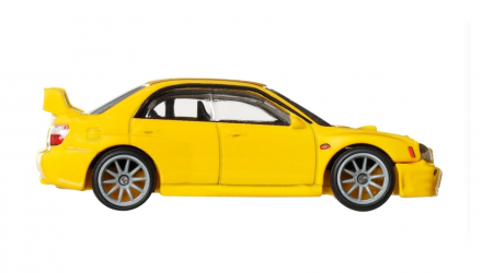 Машинка Premium Hot Wheels Subaru Impreza WRX Thrill Climbers 1:64 JKF21 Yellow - Retromagaz, image 3