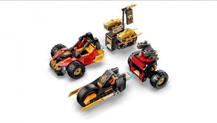 Конструктор Lego Без Фигурок Комбинированые Транспортные Средтва Кая и Коула Ninjago 71864 Новый - Retromagaz, image 3