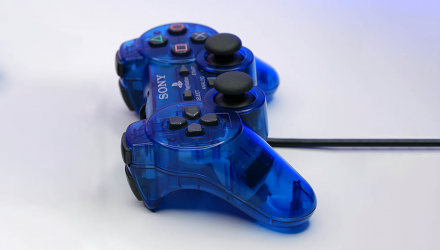 Геймпад Проводной Sony PlayStation 2 SCPH-10010 DualShock 2 Clear Ocean Blue Б/У - Retromagaz, image 2