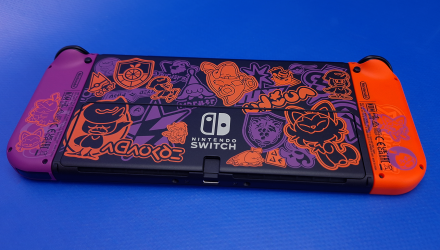 Консоль Nintendo Switch OLED Model HEG-001 Pokemon Scarlet & Violet Limited Edition 64GB Red Purple Новый - Retromagaz, image 4