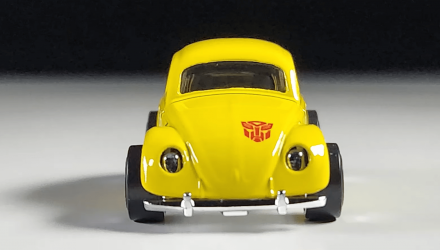 Машинка Базова Hot Wheels Beetle Bumblebee Transformers Screen Time 1:64 HTB35 Yellow - Retromagaz, image 3