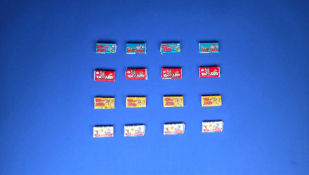 Набір Жувальна Гумка 100шт Tom and Jerry Bubble Gum з Коміксом Red Blue Yellow White 4,5g - Retromagaz, image 2