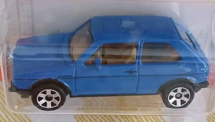 Машинка Большой Город Matchbox 1976 Volkswagen Golf GTI MK1 Metro 1:64 HVL64/HVN92 Blue - Retromagaz, image 4