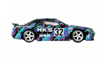 Машинка Premium Hot Wheels Nissan Skyline GT-R (R32) Pandem Modern Classics 1:64 JHW41 Black - Retromagaz, image 3