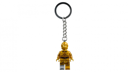 Брелок Lego C-3PO (Molded Light Bluish Gray Lower Leg) Star Wars 854313 Новий - Retromagaz, image 2
