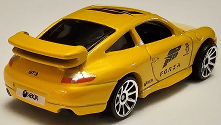 Тематическая Машинка Hot Wheels Porsche 911 GT3 Forza 1:64 HLK28 Yellow - Retromagaz, image 3