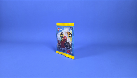 Конструктор Lego Фигурка Stunt Driver with Motorcycle Paper Bag City L0002222 cty2003 Новый - Retromagaz, image 3