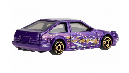 Машинка Базовая Hot Wheels Toyota AE86 Sprinter Trueno Hatchbacks 1:64 JJK34 Purple - Retromagaz, image 2
