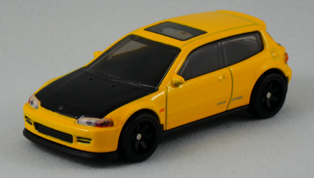 Машинка Premium Hot Wheels Honda Civic EG Fast & Furious 1:64 GJR67 Yellow - Retromagaz, image 5