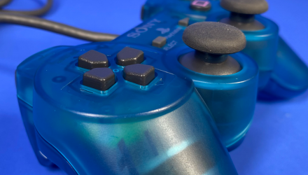 Геймпад Дротовий Sony PlayStation 1 SCPH-1200 DualShock Ocean Island Blue 2m Б/У - Retromagaz, image 4
