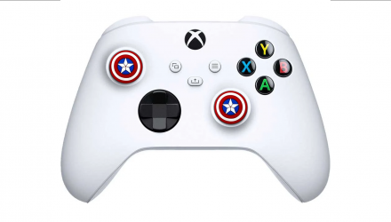 Накладки на Стики 2шт RMC Capitan America PlayStation 5 4 3 2 1 Xbox Series One 360 Switch 2 Red Blue - Retromagaz, image 3