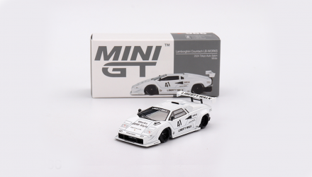 Машинка Premium MINI GT Lamborghini Countach LB-WORKS 1:64 MGT00966-CH White - Retromagaz, image 4