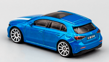 Машинка Базовая Hot Wheels '19 Mercedes-Benz A-Class Hatchbacks 1:64 HCV27 Blue - Retromagaz, image 3