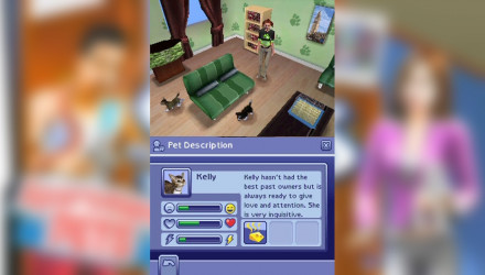 Игра Nintendo DS The Sims 2 Apartment Pets Английская Версия Б/У - Retromagaz, image 2