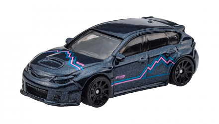 Машинка Базовая Hot Wheels Subaru WRX STI Hatchbacks 1:64 HCV32 Dark Blue - Retromagaz, image 2