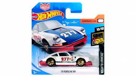 Машинка Базова Hot Wheels '71 Porsche 911 Magnus Walker Nightburnerz 1:64 FKB02 White - Retromagaz, image 1