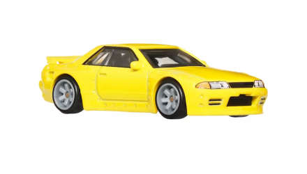 Машинка Premium Hot Wheels Nissan Skyline GT-R (R32) Pandem Ronin Run 1:64 JBK88 Yellow - Retromagaz, image 1