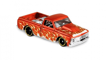 Машинка Базова Hot Wheels '67 Chevy C10 Flames 1:64 FYC44 Orange - Retromagaz, image 3