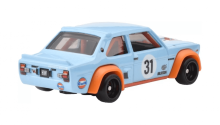 Машинка Premium Hot Wheels Lancia Rally 037 / Fiat 131 Abarth Gulf 2-Packs 1:64 HRR81 Blue 2шт - Retromagaz, image 4