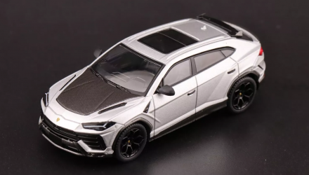 Машинка Premium MINI GT Lamborghini Urus Performante Grigio Nimbus 1:64 MGT00747-CH Silver - Retromagaz, image 3
