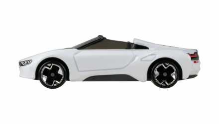 Тематическая Машинка Hot Wheels BMW i8 Roadster Hybrid Speed 1:64 JCB76 White - Retromagaz, image 4
