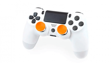 Накладки на Стіки KontrolFreek Thumb Grips Rush for PlayStation 5 4 Orange 2шт Новий - Retromagaz, image 1