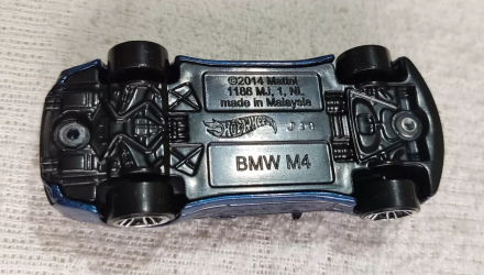 Машинка Базова Hot Wheels BMW M4 Factory Fresh 1:64 DTX57 Dark Blue - Retromagaz, image 5