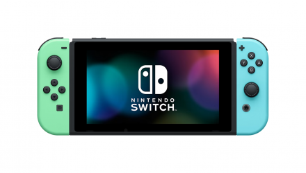 Консоль Nintendo Switch HAC-001(-01) V2 Animal Crossing Limited Edition 32GB Green Blue Б/У - Retromagaz, image 1