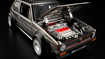 Машинка Premium Hot Wheels 1976 Volkswagen Golf MK1 GTI Red Line Club RLC 1:64 JCP07 Grey - Retromagaz, image 7