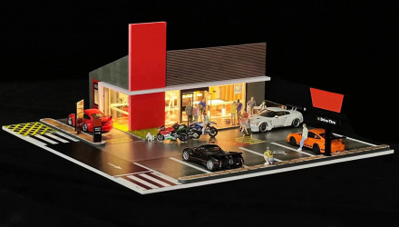 Диорама G-Fans McD Building 1:64 710033 Black - Retromagaz, image 3