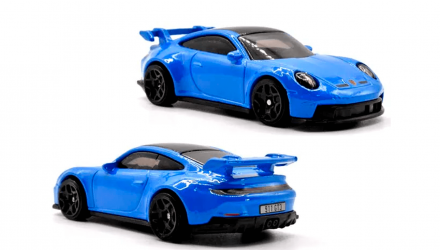 Машинка Базовая Hot Wheels Porsche 911 GT3 Factory Fresh 1:64 HCT22 Blue - Retromagaz, image 2