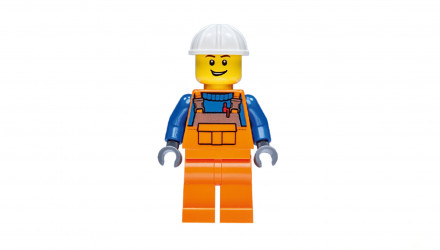 Конструктор Lego Фігурка Worker with Steamroller Foil Pack City 952210 cty1509 Новий - Retromagaz, image 1