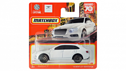 Машинка Велике Місто Matchbox '18 Bentley Bentayga Metro 1:64 HLC97 White - Retromagaz, image 1