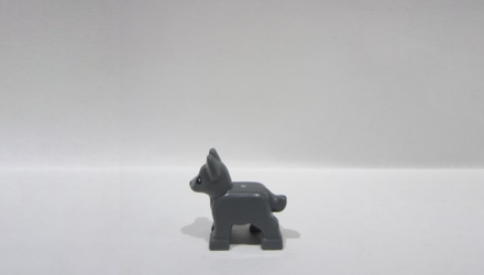 Фигурка Lego Земля Dog Alsatian German Shepherd Puppy Animals 2889pb02 6483299 Dark Bluish Grey Б/У - Retromagaz, image 2