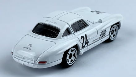 Тематическая Машинка Hot Wheels 1954 Mercedes-Benz 300 SL Vintage Racing Club 1:64 HRT81/HRV00 White - Retromagaz, image 3