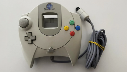 Набор Геймпад Проводной Sega Dreamcast HKT-7700 White 2m Б/У  + Карта Памяти Visual Memory VMU - Retromagaz, image 1
