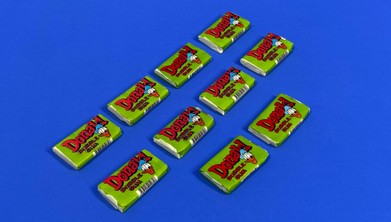 Набор Жевательная Резинка Donald Bubble Gum 10шт Red Blue Yellow Green 4,5g - Retromagaz, image 3