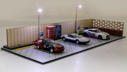 Диорама G-Fans Diorama Garden Parking 1:64 710029 Black - Retromagaz, image 2
