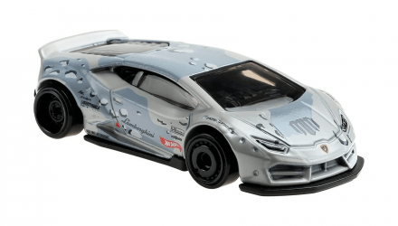 Машинка Базовая Hot Wheels LB-Works Lamborghini Huracan Coupe Mad Mike Speed Graphics 1:64 GRX61 Grey - Retromagaz, image 5