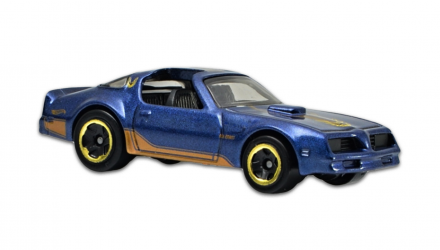 Машинка Базовая Hot Wheels Hot Bird Muscle Mania 1:64 GTB46 Dark Blue - Retromagaz, image 3