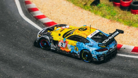 Машинка Premium Tarmac Works Mercedes-AMG GT3 Nürburgring 24h 2020 #02 1:64 T64-062-20NUR02 Blue - Retromagaz, image 5