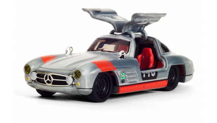 Машинка Premium Hot Wheels Mercedes-Benz 300 SL Elite 64 1:64 JNF05 Grey - Retromagaz, image 1