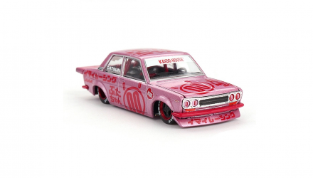 Машинка Premium Kaido House x MiNI GT Datsun 510 Pro Street Buta V1 1:64 KGMG161 Pink - Retromagaz, image 2