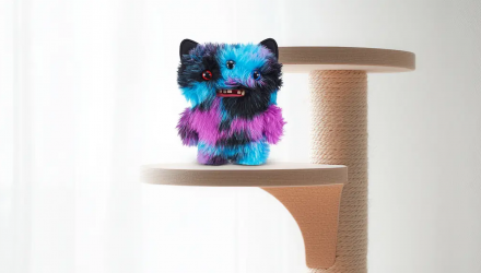 М'яка Іграшка Fuggler Butt Ugly Pets Reek-O Black Cat Кошмарик 220mm (15731E) - Retromagaz, image 4