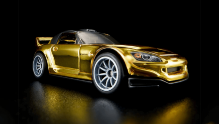 Машинка Premium Hot Wheels Honda S2000 Red Line Club RLC 1:64 HGW15 Gold - Retromagaz, image 1